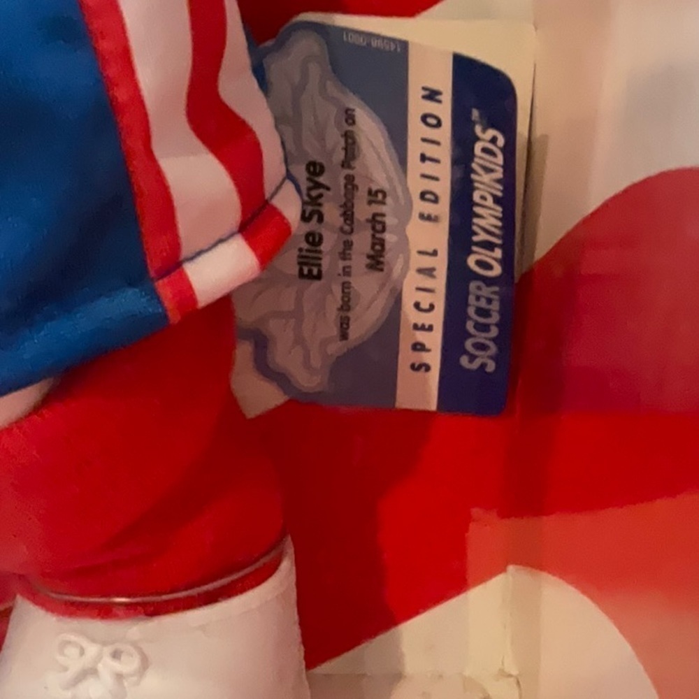 1996 Cabbage Patch Kids OlympiKids Soccer Ellie Skye - Picture 3 of 13